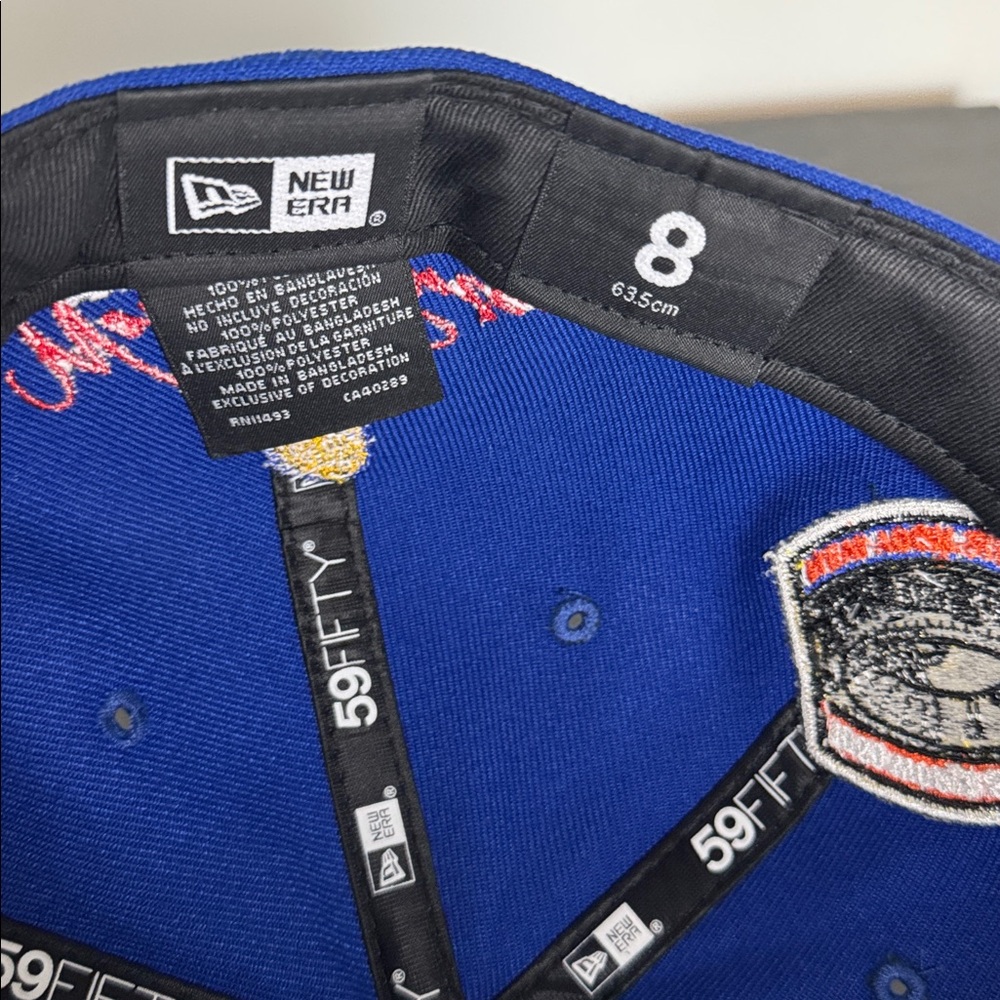 New Era New York Mets World Series 1986 Fitted Cap Mens size 8 - Picture 8 of 9
